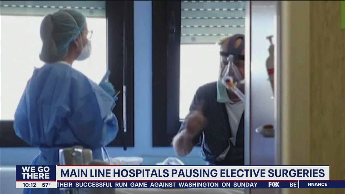 Main Line Health pauses elective surgeries for 2 weeks as COVID infections rise